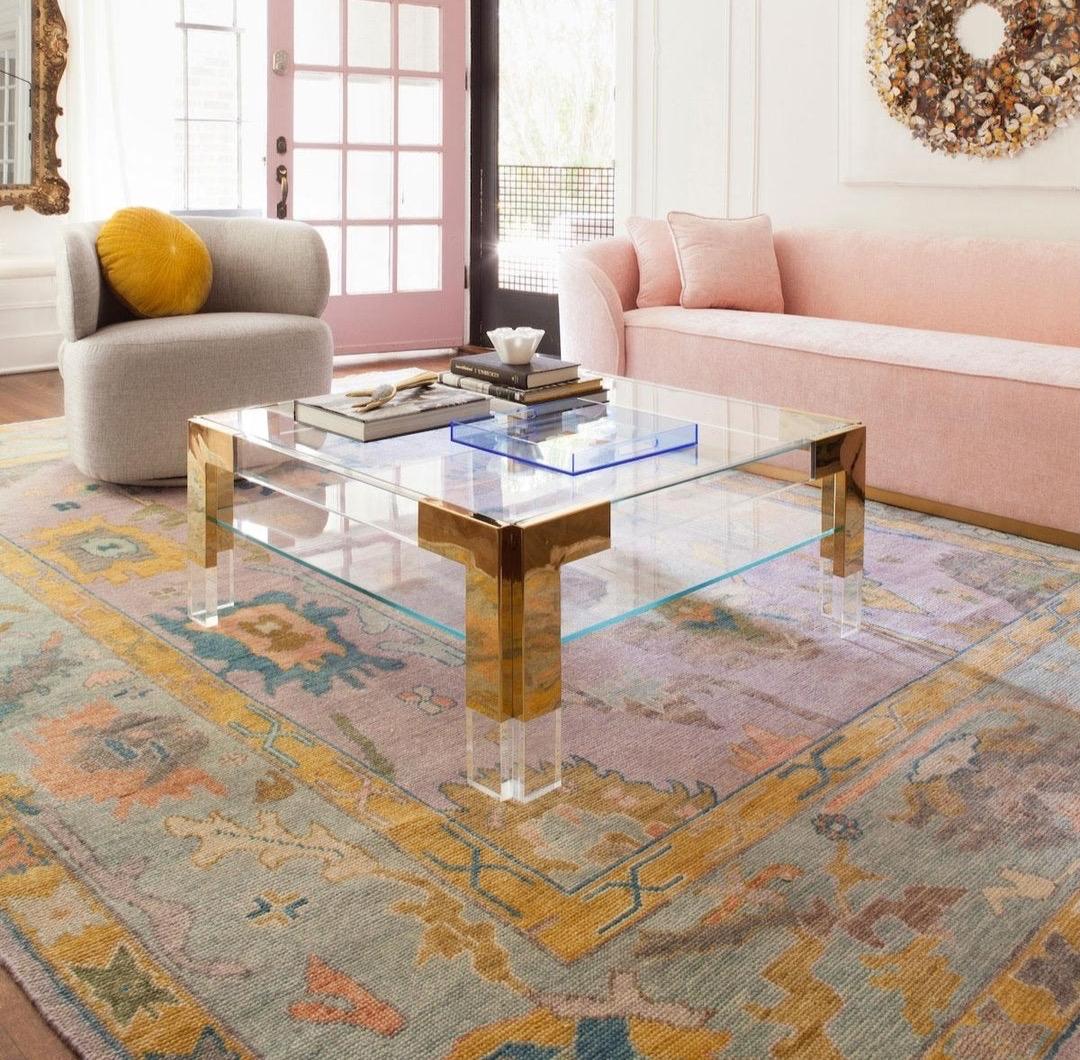 Netural Handmade Handknotted Wool Area Rug