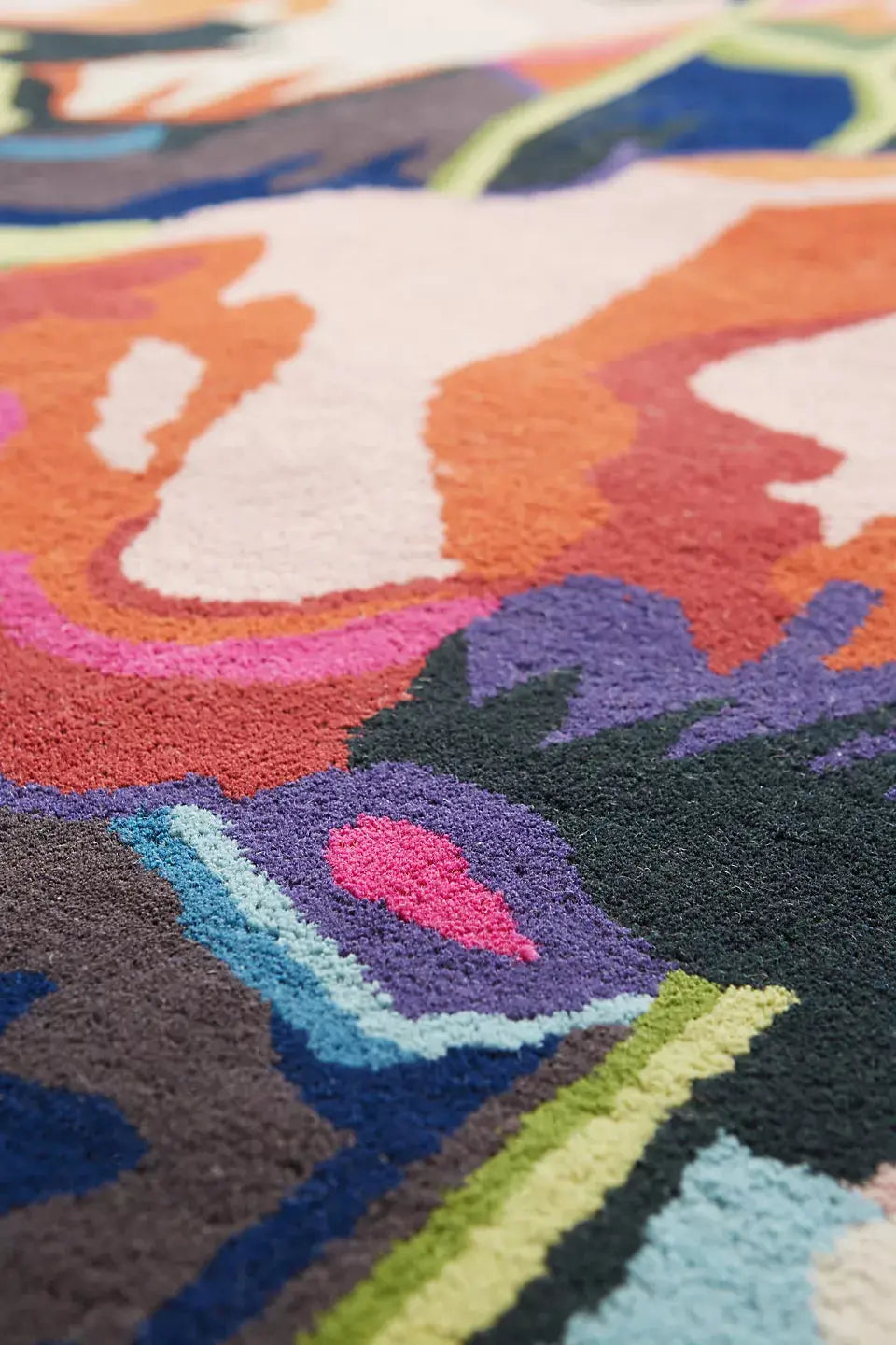 Brilliant Poppies Floral Carpet & Rug Rugverse