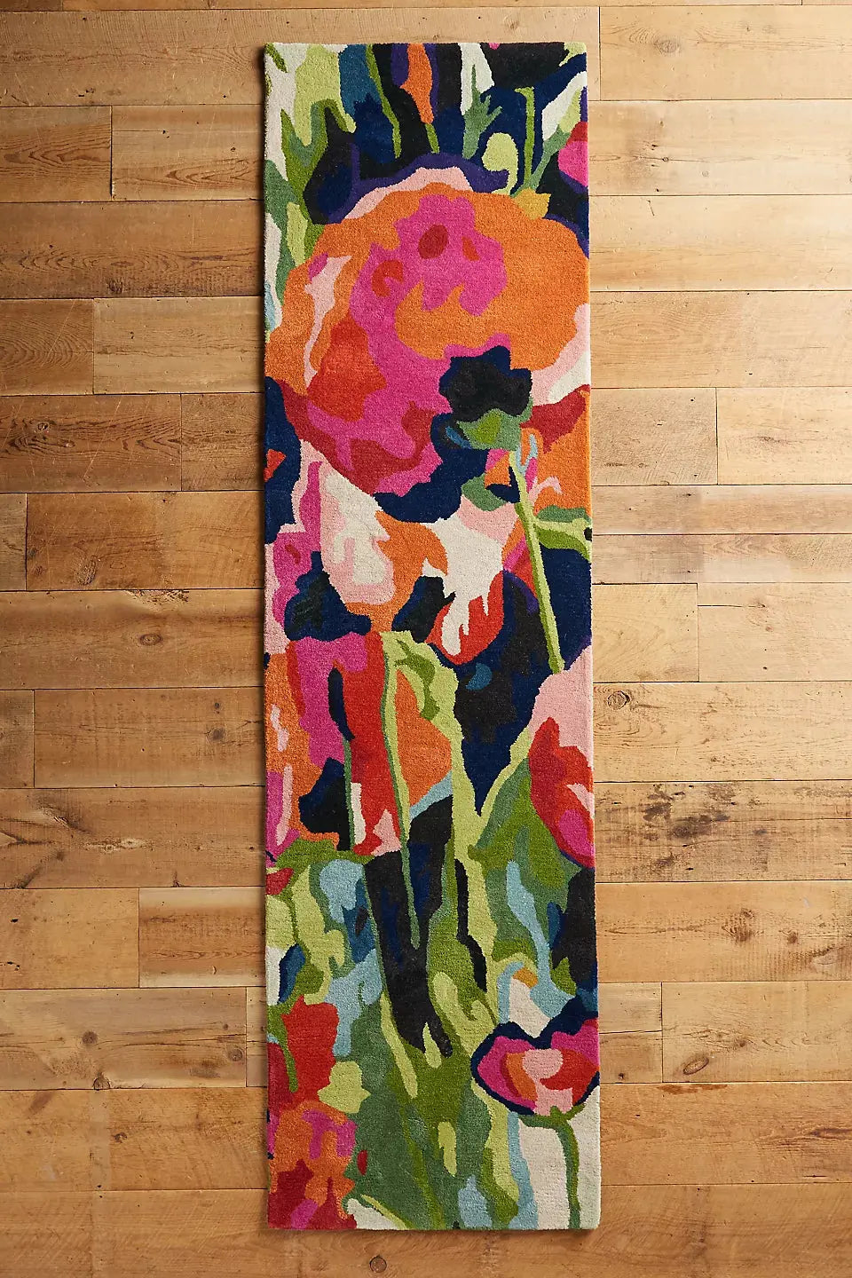 Brilliant Poppies Floral Carpet & Rug Rugverse