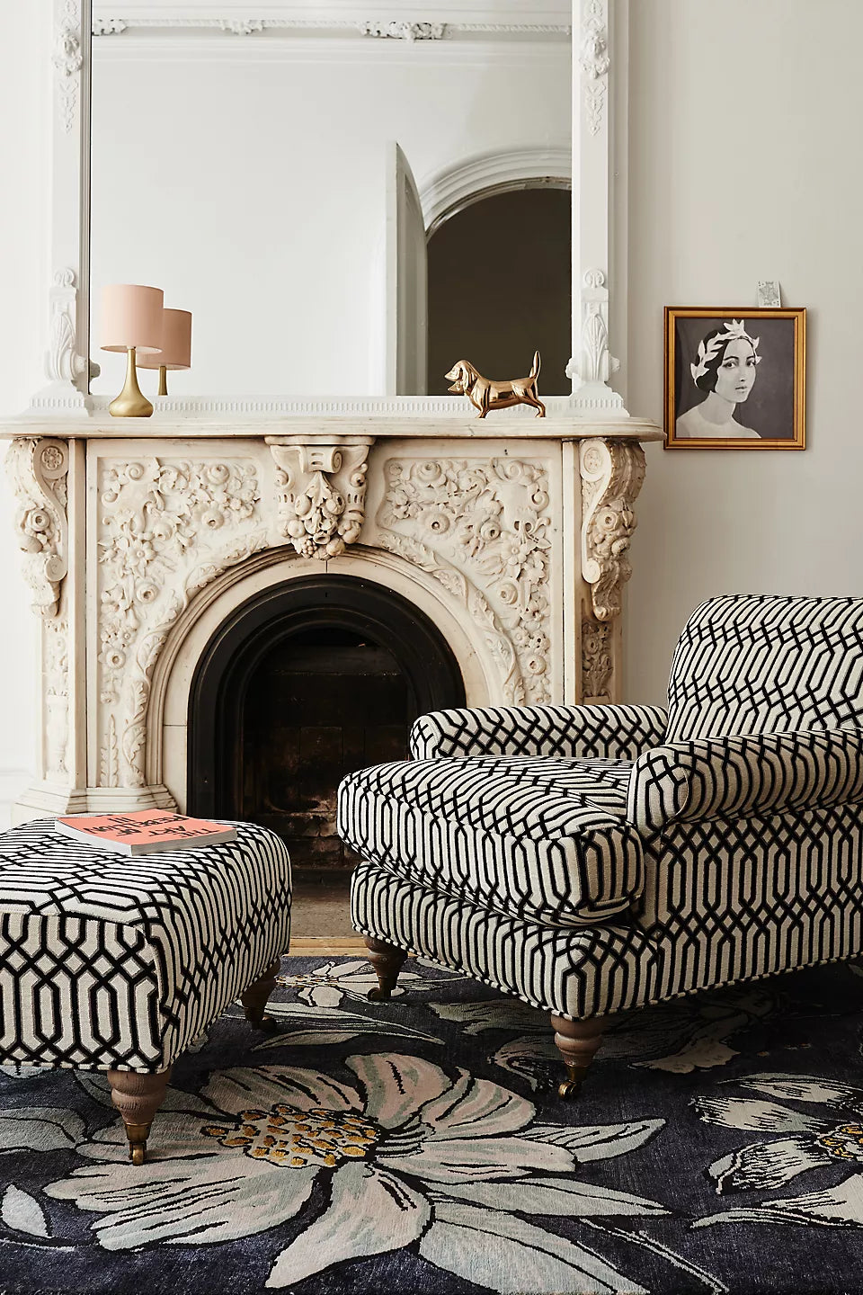 Nocturnal Bloom Carpet & Rug