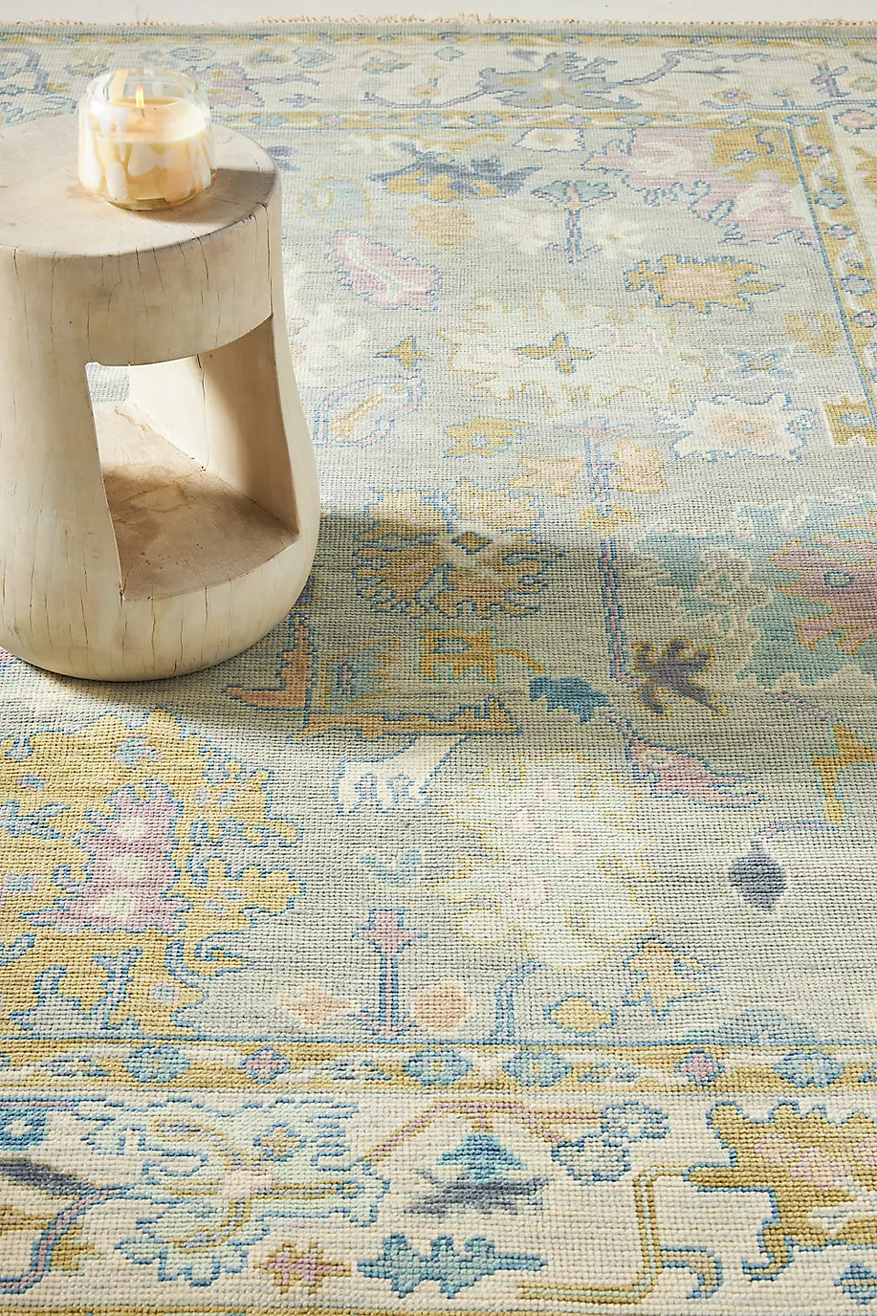 Larson HandKnotted Wool Area Rug For Bedroom Livingroom Office Kitchen Nursery Entryway modern Rug