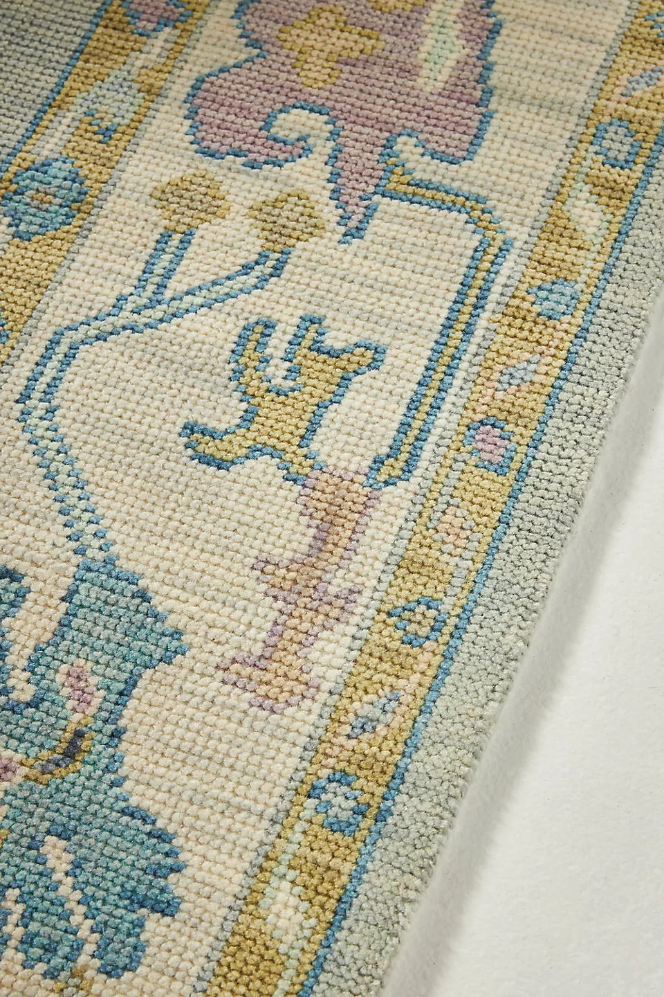 Larson HandKnotted Wool Area Rug For Bedroom Livingroom Office Kitchen Nursery Entryway modern Rug