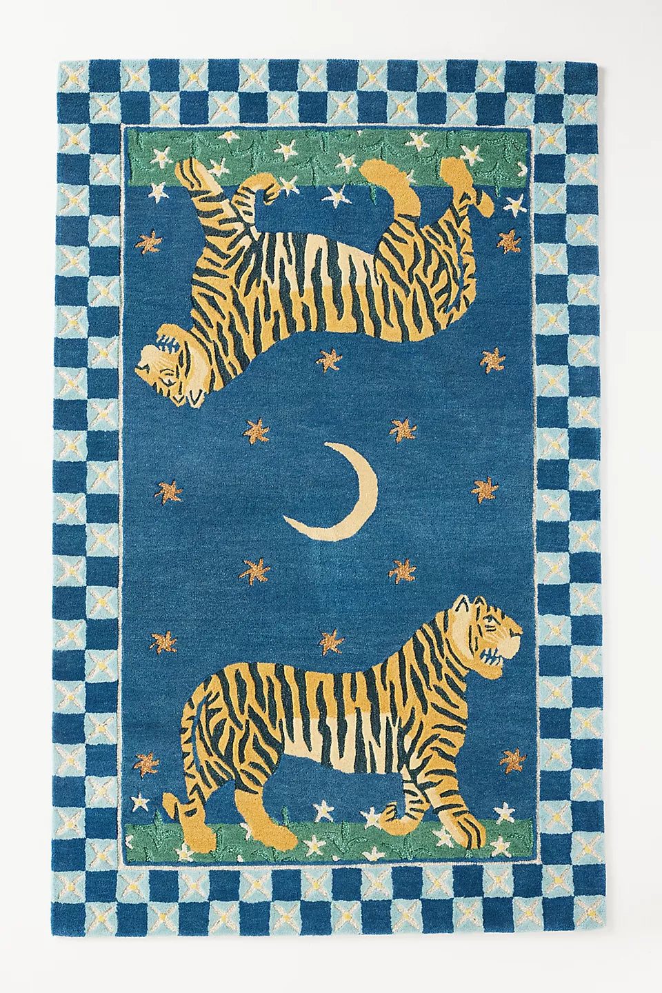 Printed Goods Tiger Hand-Tufted Wool Rug
