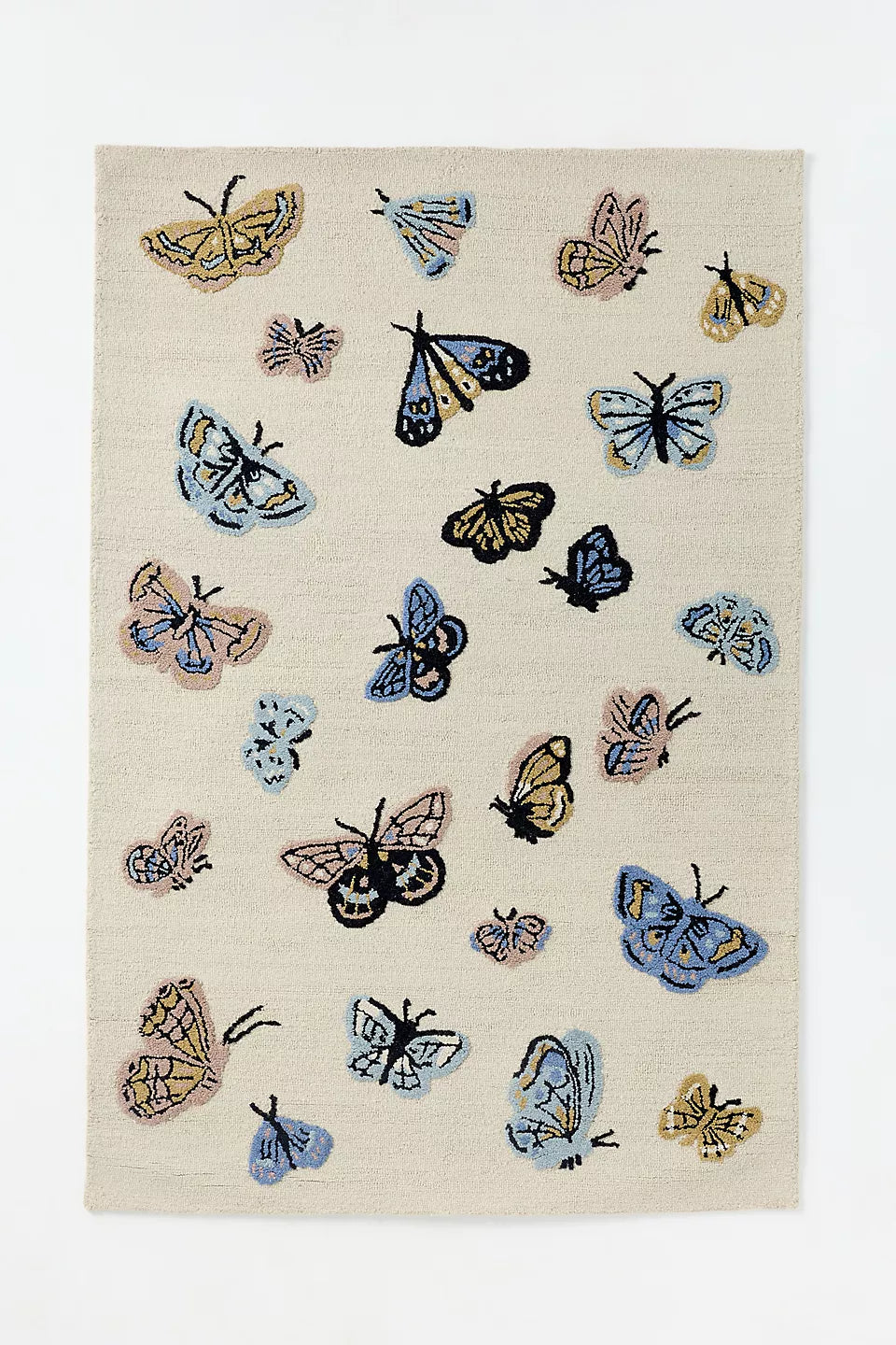 Azure Butterfly Carpet & Rug