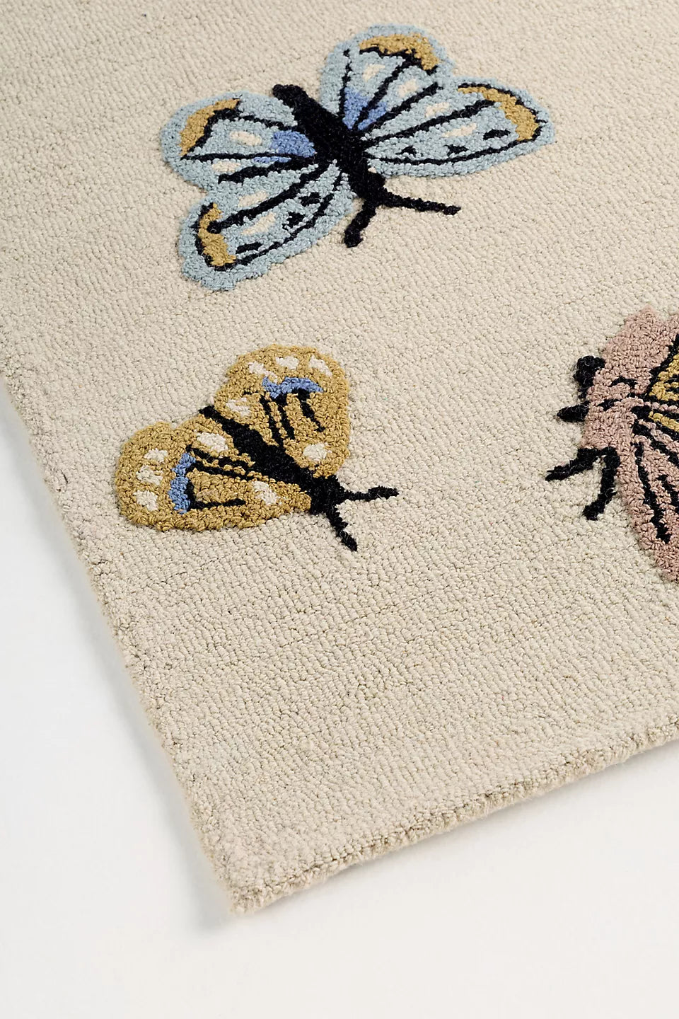 Azure Butterfly Carpet & Rug