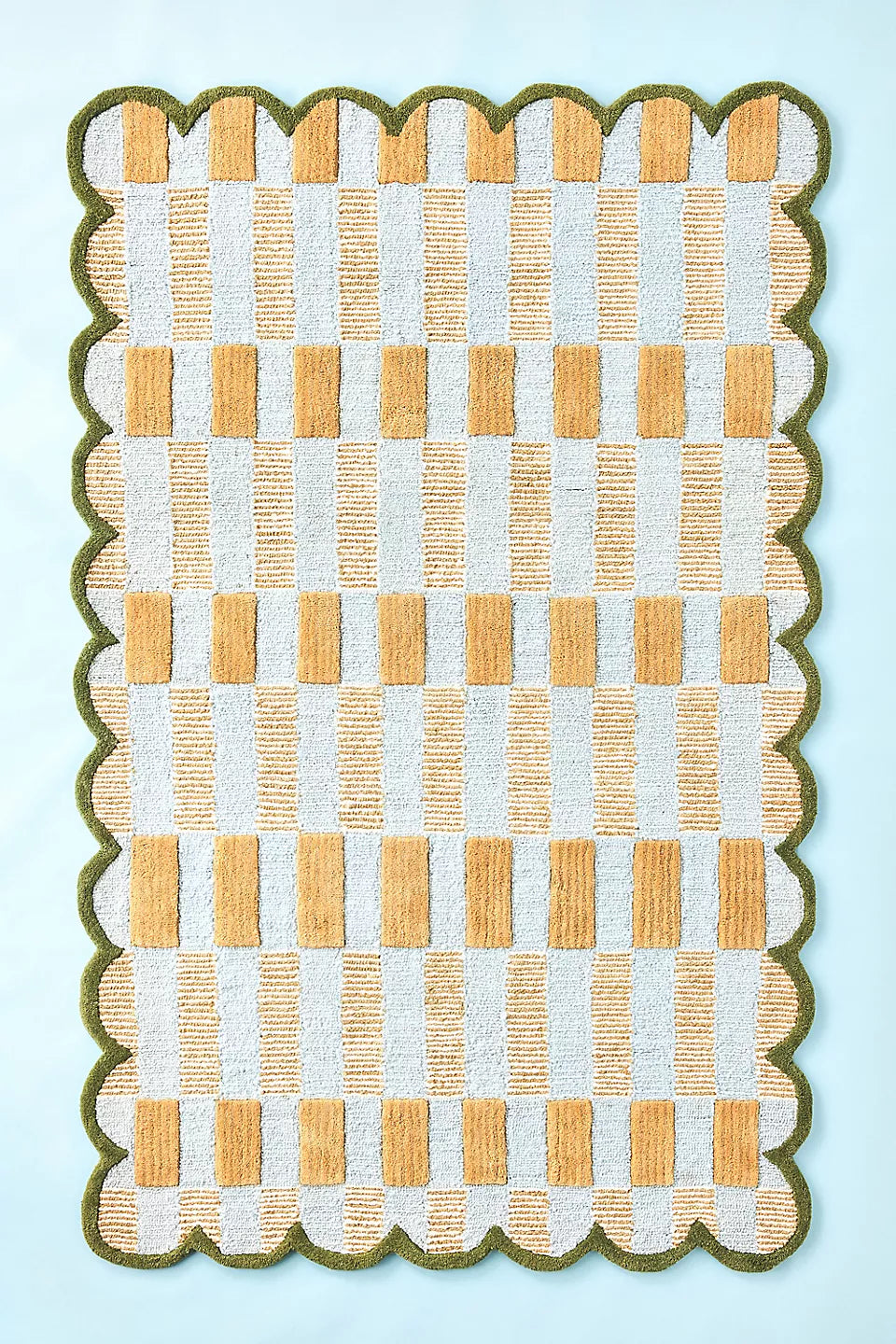 Matilda  Wool Tufted Scalloped Rug