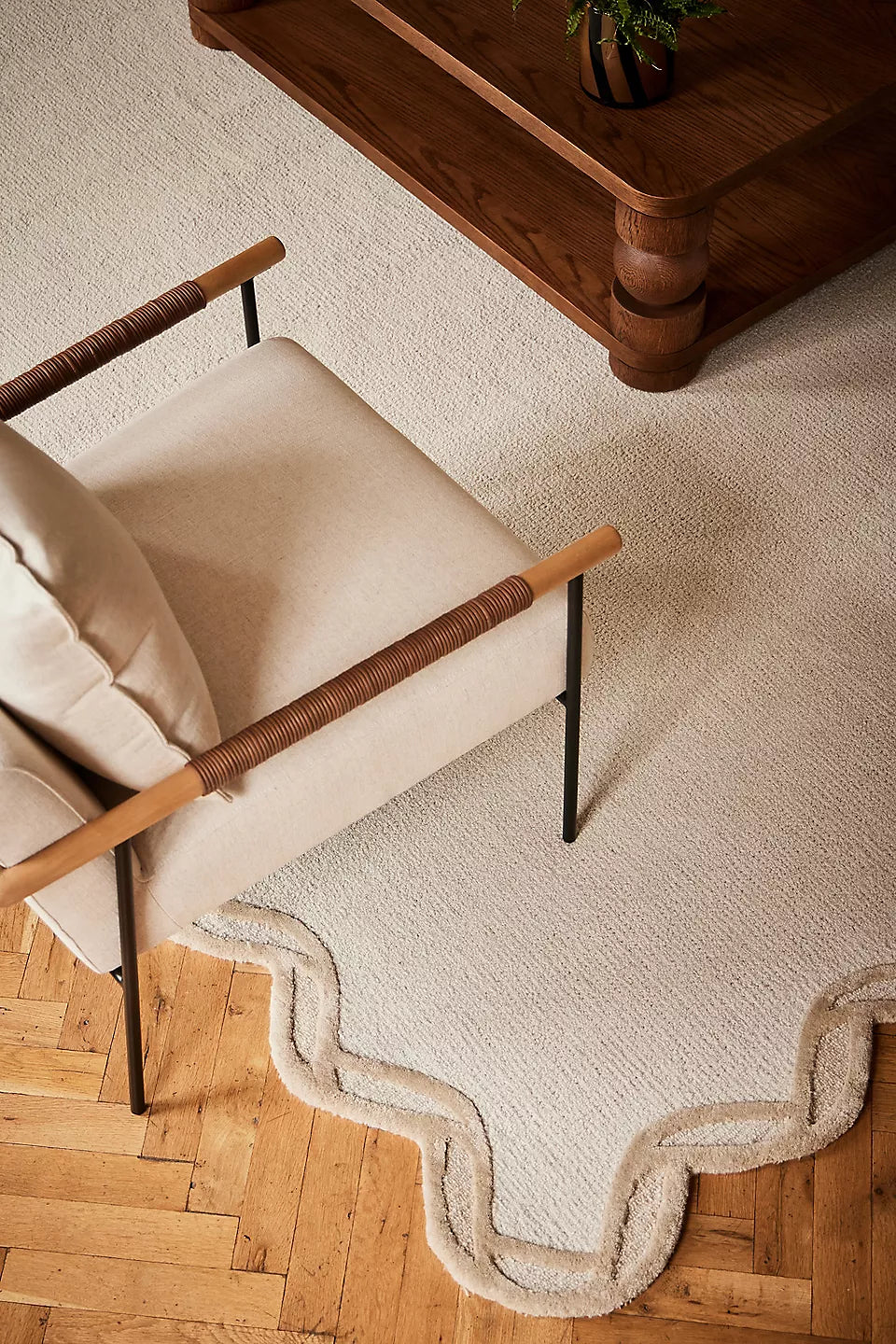 Scallop Border  Carpet & Rug Rugverse