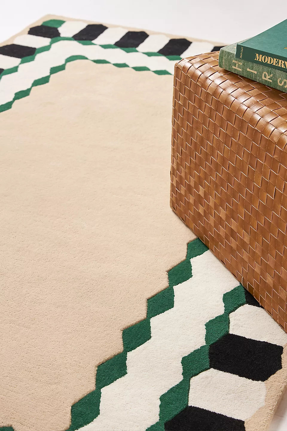 Hand-Tufted Ryleigh Black & White Rug