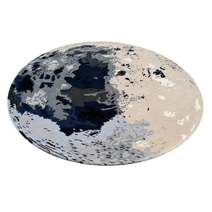 Moon Round Hand Tufted Carpet & Rug Rugverse