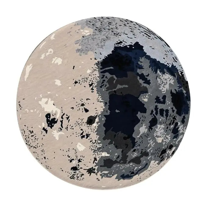 Moon Round Hand Tufted Carpet & Rug Rugverse
