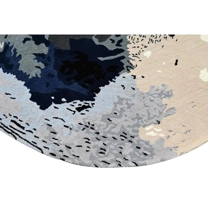 Moon Round Hand Tufted Carpet & Rug Rugverse
