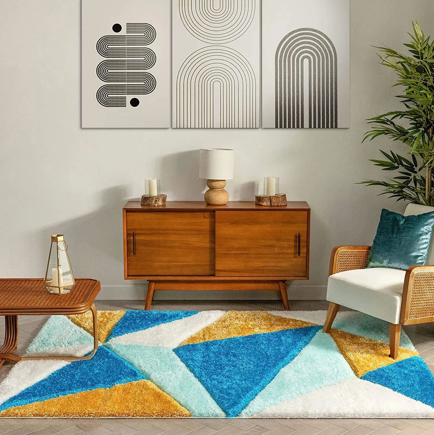 Misty Shaggy Carpet & Rug Rugverse