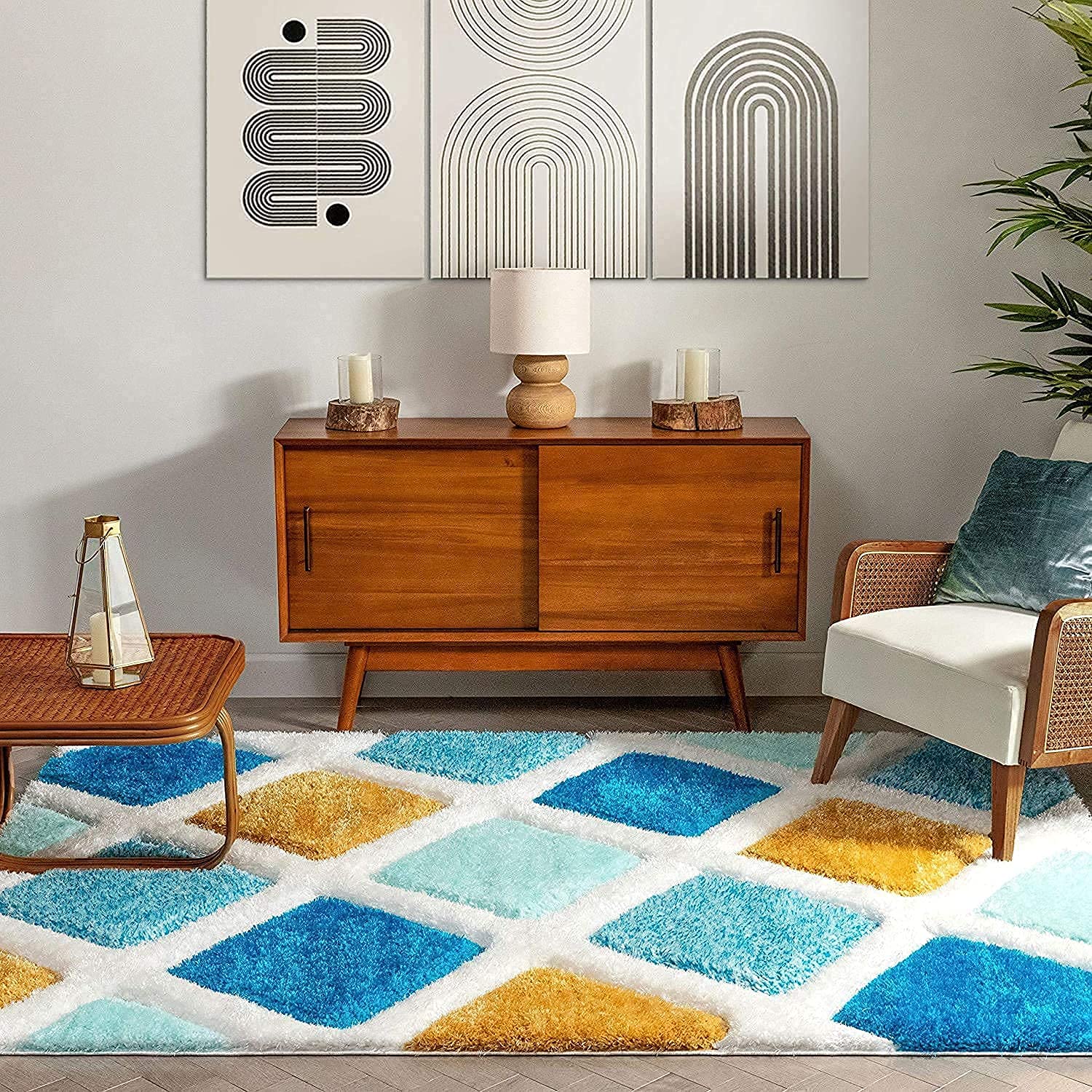 Nightfall Shaggy Carpet & Rug Rugverse