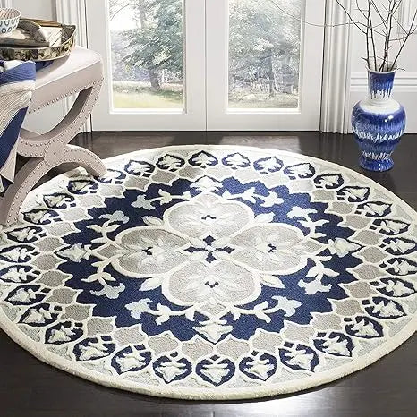 Tuftelle Round Hand Tufted Carpet & Rug Rugverse