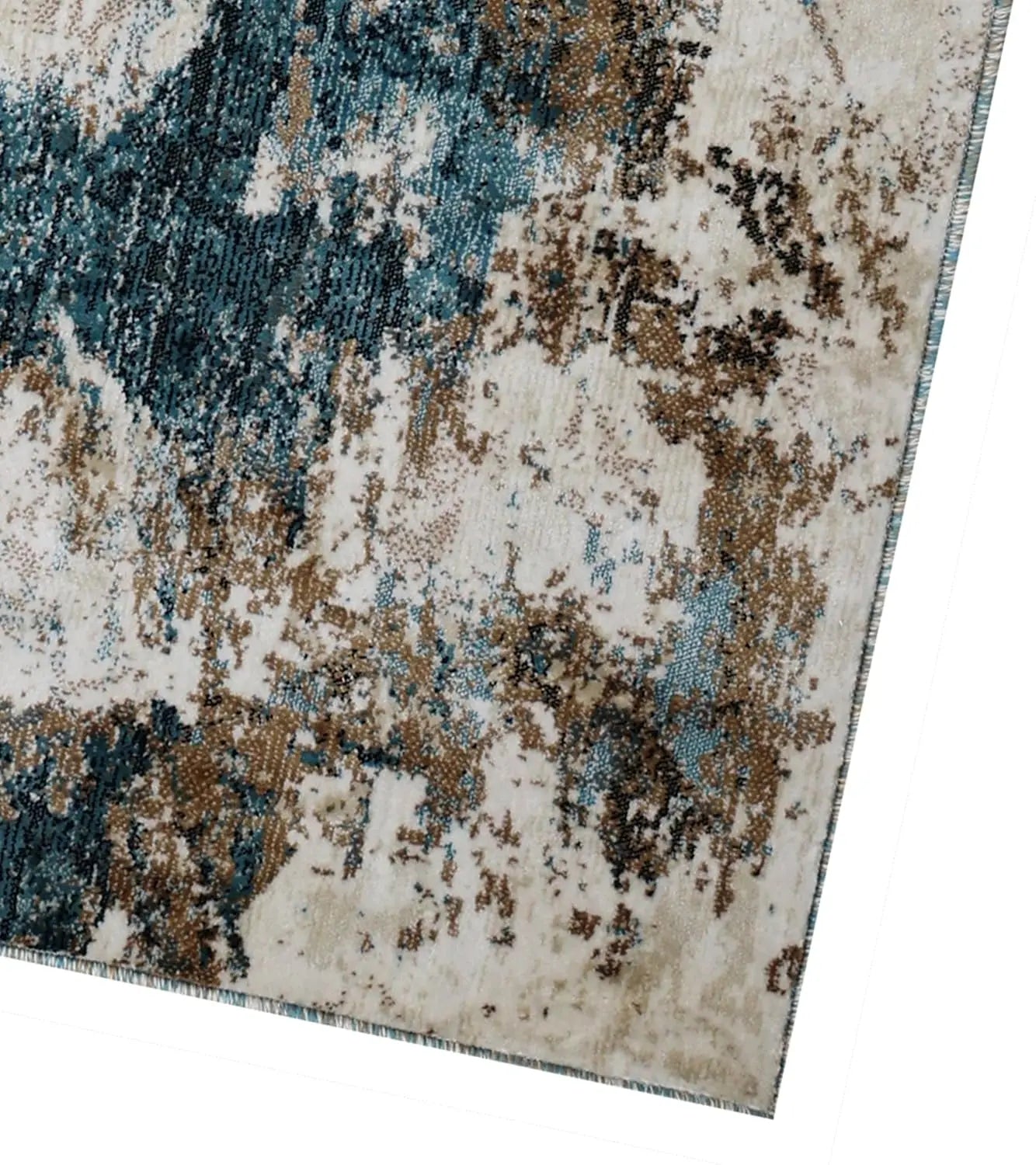 Washable Abstract Area Rug Rugverse