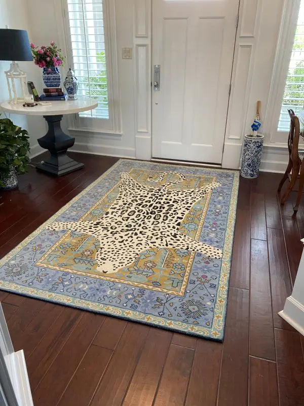 Octavia Leopard Tufted Rug Rugverse