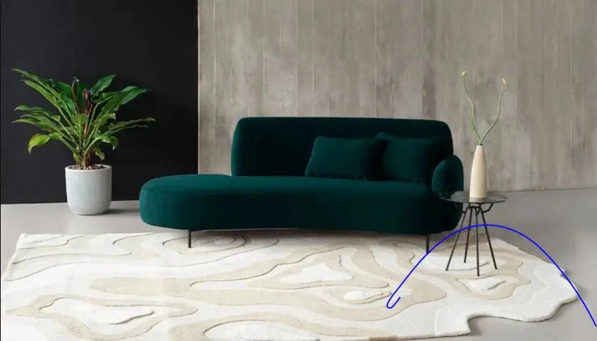Crest Irregular Carpet & Rug Rugverse