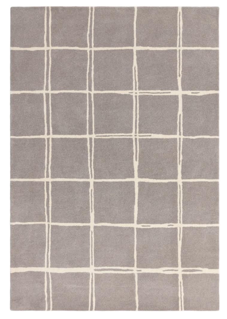 Albany Grid  Handmade Tufted Wool Area Rug For Bedroom Livingroom Office Kitchen Nursery Entryway modern Rug