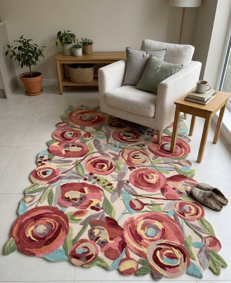 Cardinal Floral Carpet