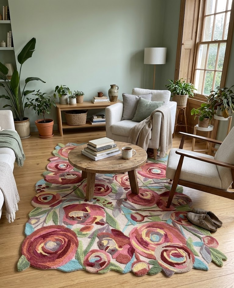 Cardinal Floral Carpet