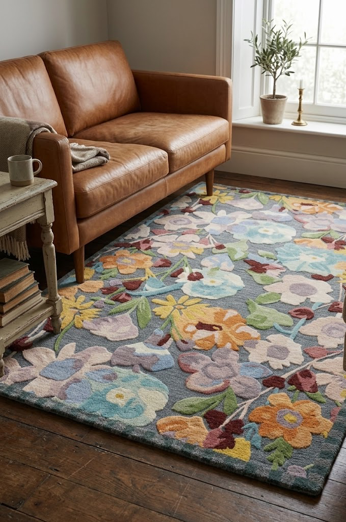 Floral Multicolor Carpet