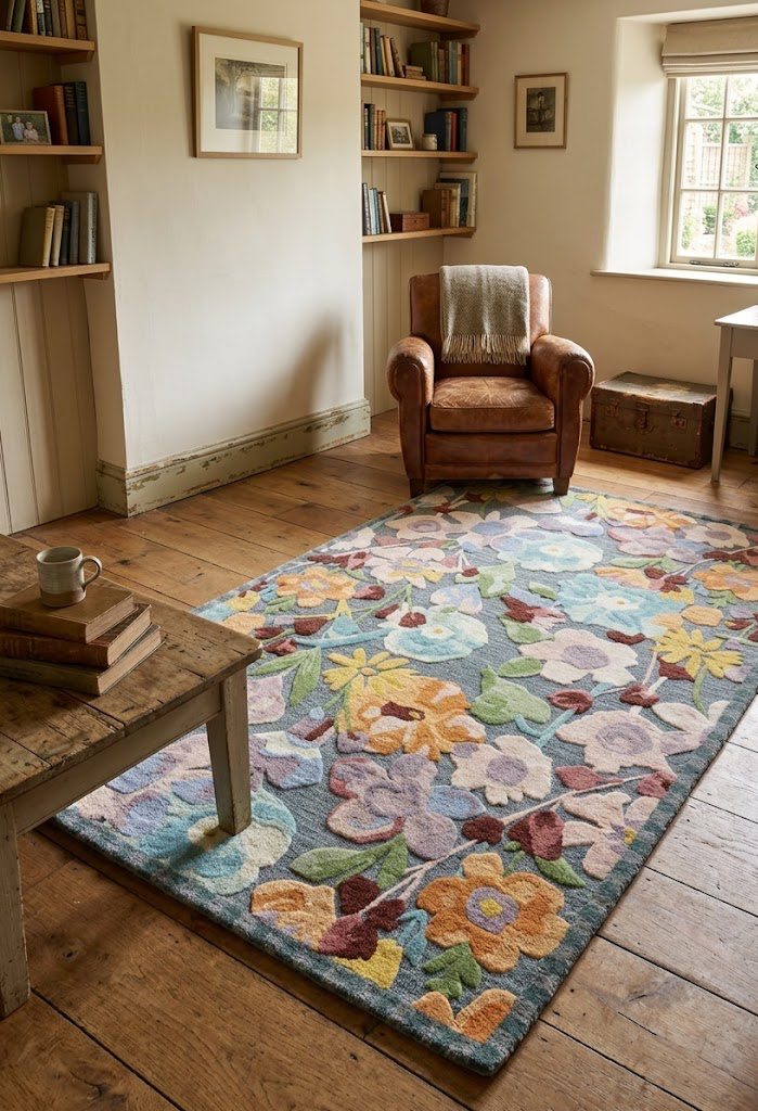 Floral Multicolor Carpet