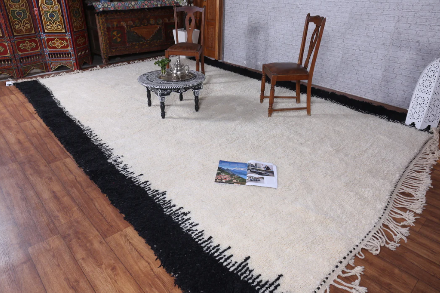 Beni Ourain berber Rug - Hand Wool Moroccan Rug - Custom Rug
