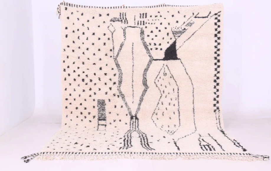 Berber Moroccan Rug - Beni Ourain Rug - Custom Rug