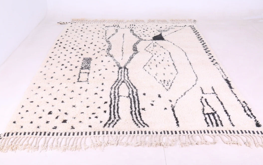 Berber Moroccan Rug - Beni Ourain Rug - Custom Rug
