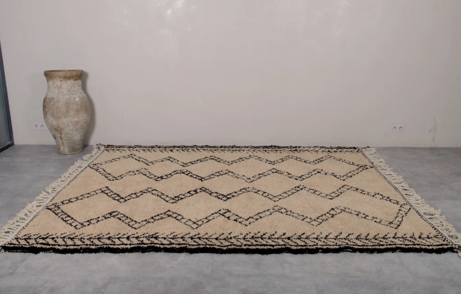 Beni ourain rug - Custom Moroccan area rug - Morocco rug