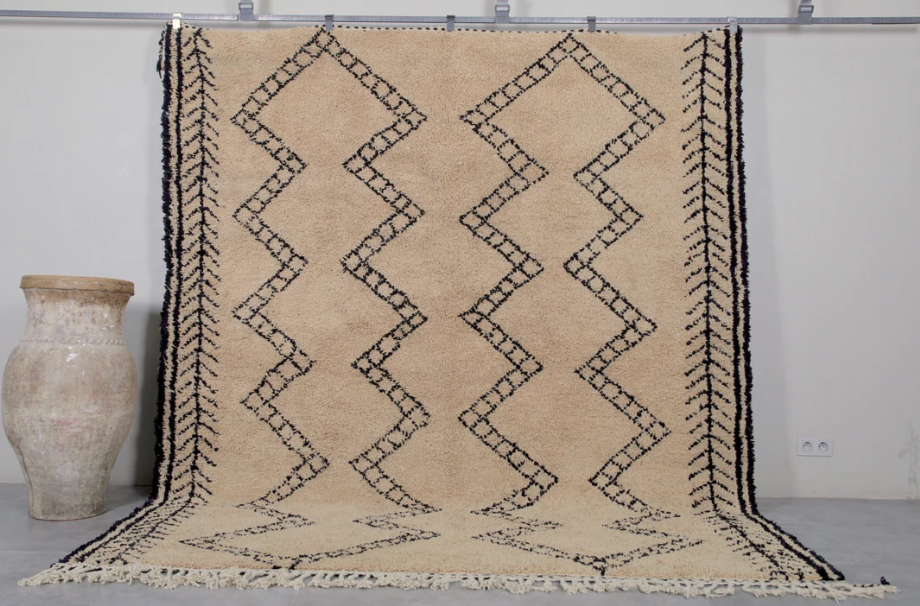 Beni ourain rug - Custom Moroccan area rug - Morocco rug