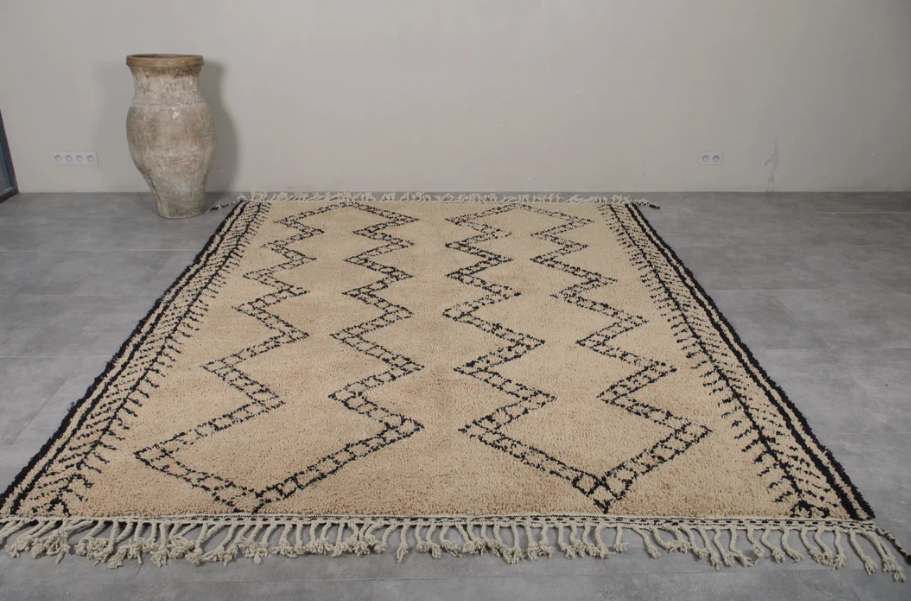 Beni ourain rug - Custom Moroccan area rug - Morocco rug