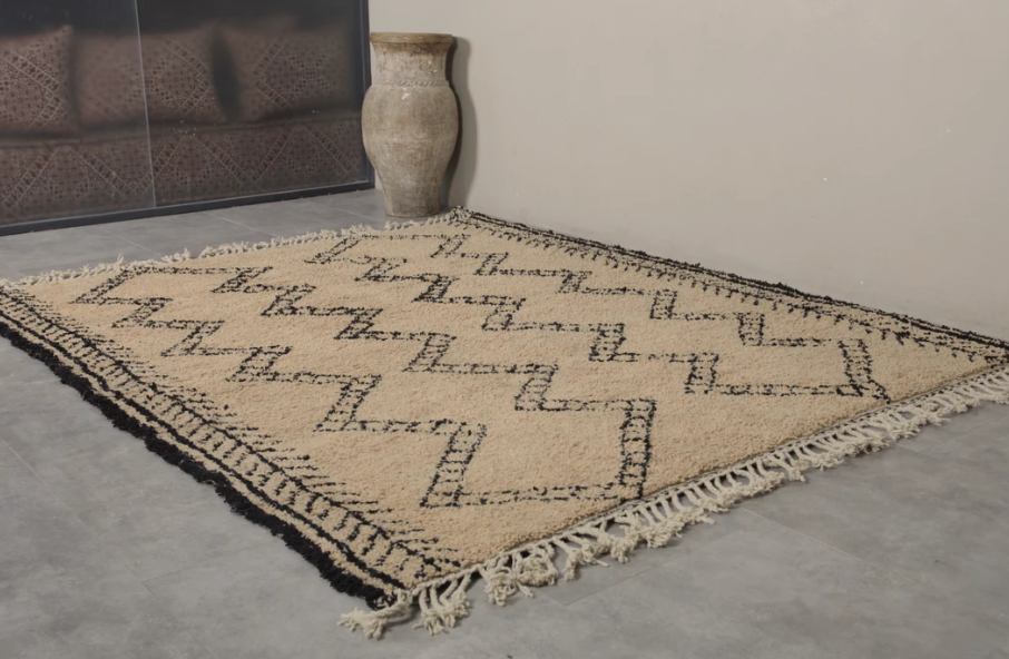 Beni ourain rug - Custom Moroccan area rug - Morocco rug
