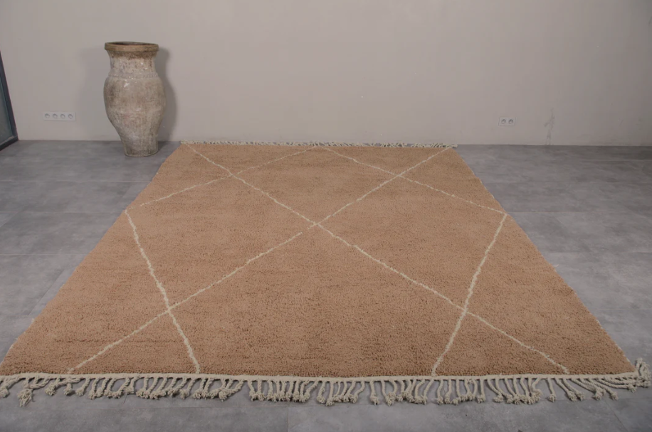 Moroccan Beni ourain rug Trellis - Handmade Custom rug