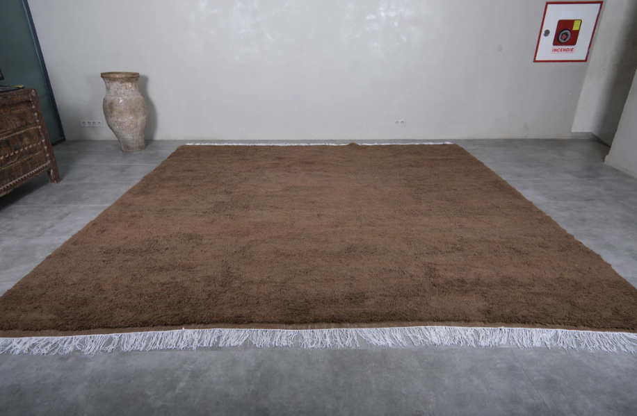 Berber Rug Brown - Custom area rug - Moroccan berber rug