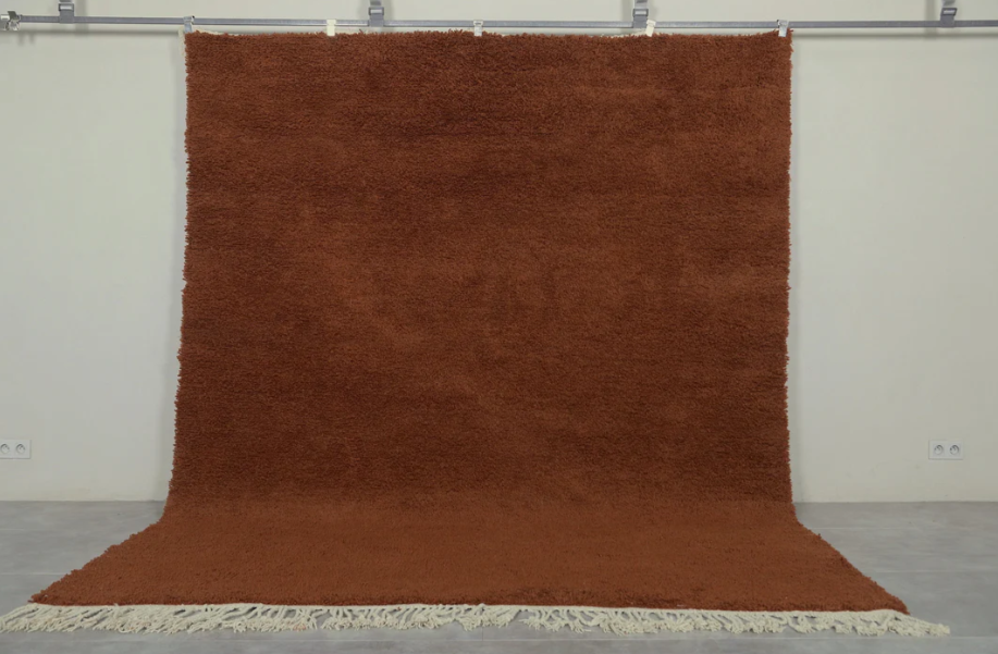 Beni ourain rug - Custom Moroccan area rug - Tawny Morocco rug
