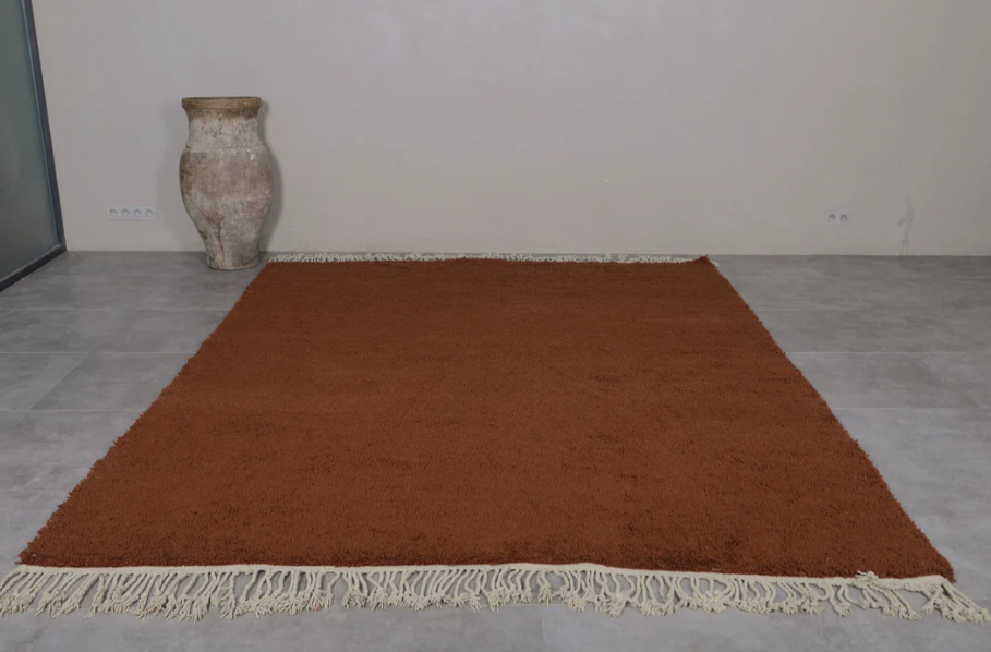 Beni ourain rug - Custom Moroccan area rug - Tawny Morocco rug