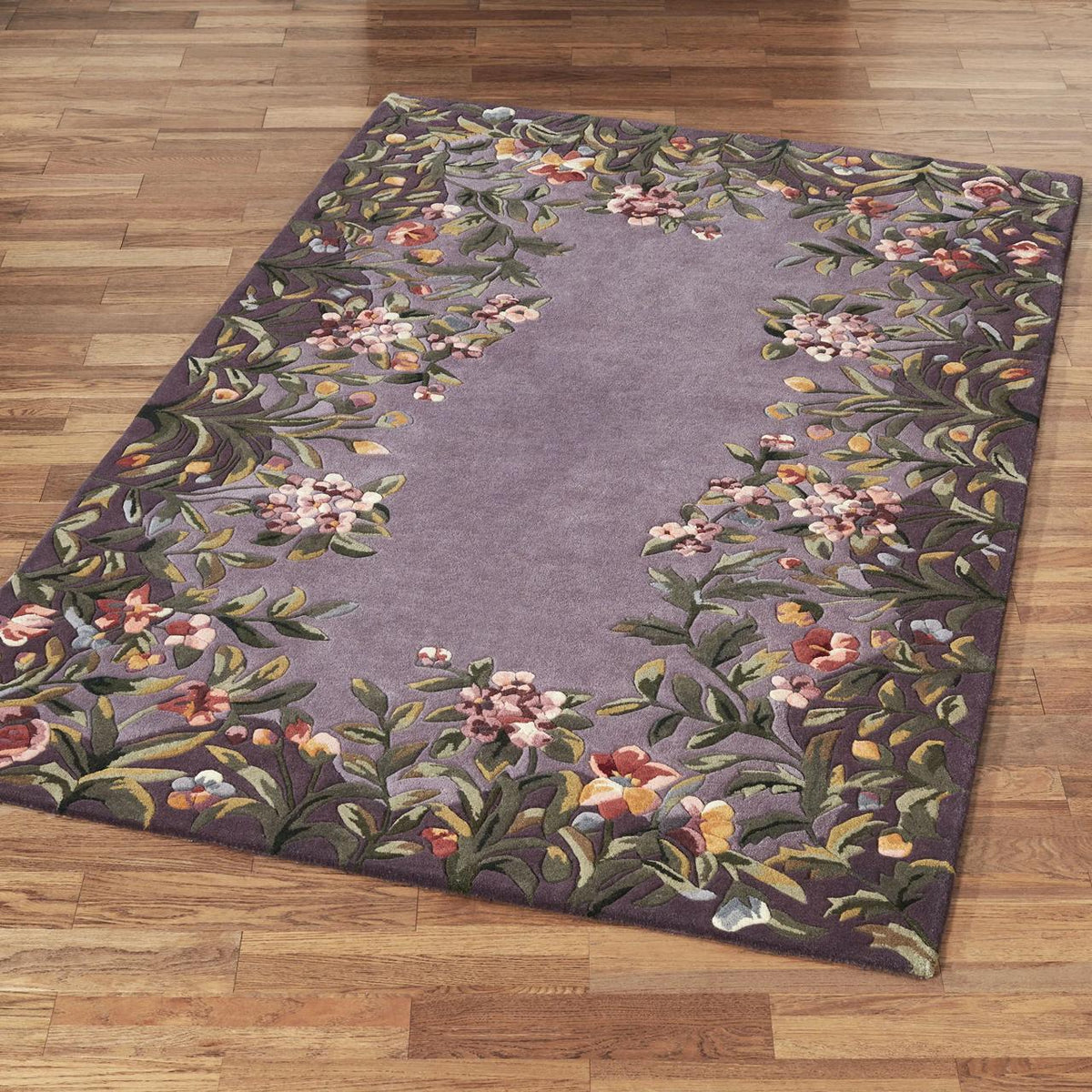 Fiona Rectangle Floral Carpet Rugverse