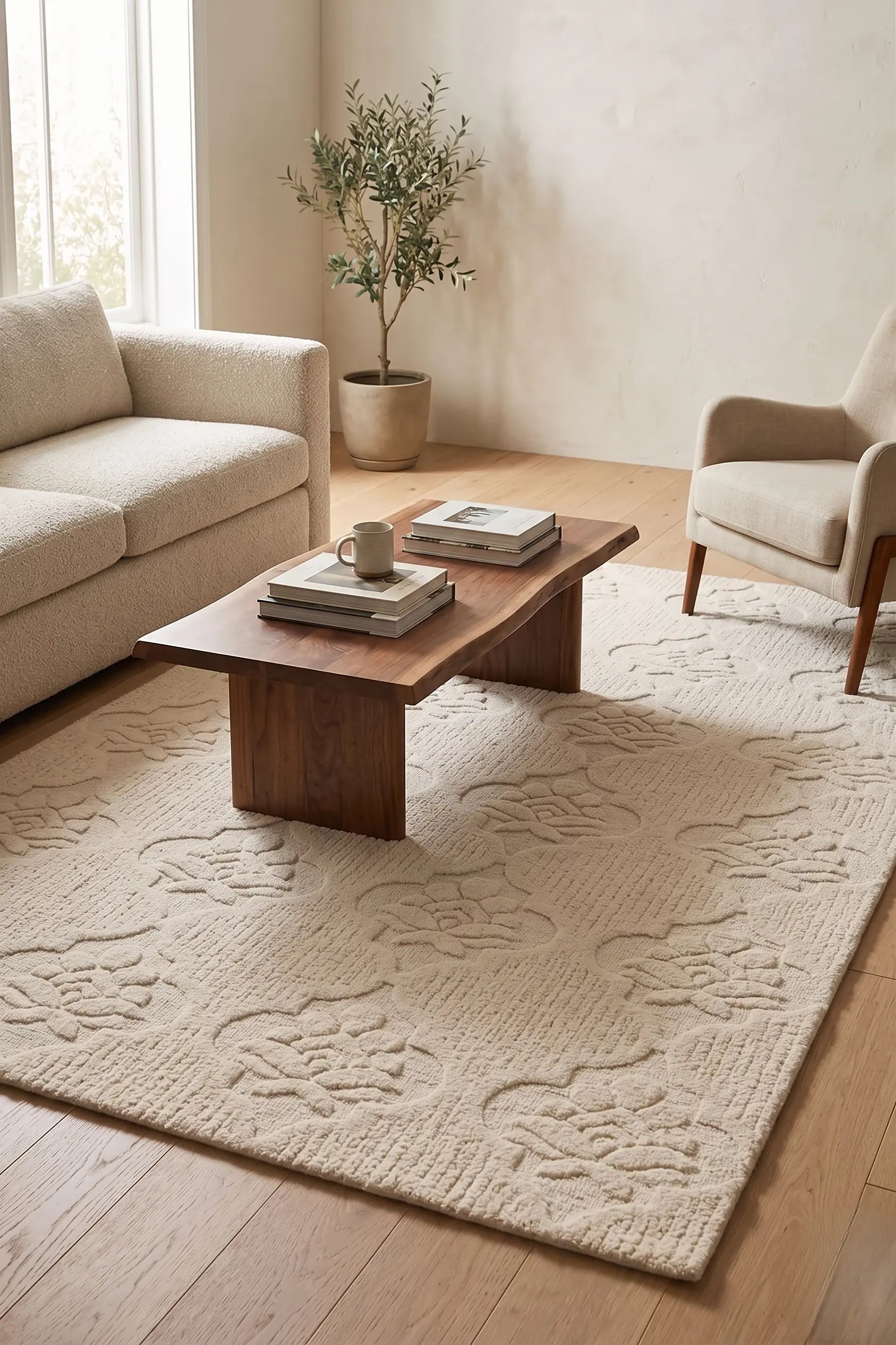 Lace  Floral Carpet & Rug
