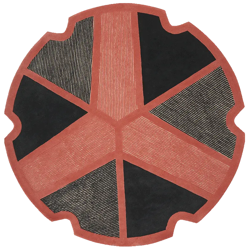Polaris Round Rug Rugverse