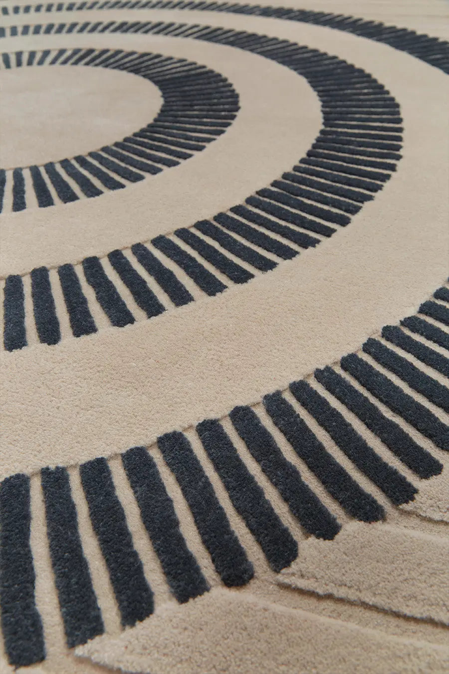Sun Dial Round Rug Rugverse