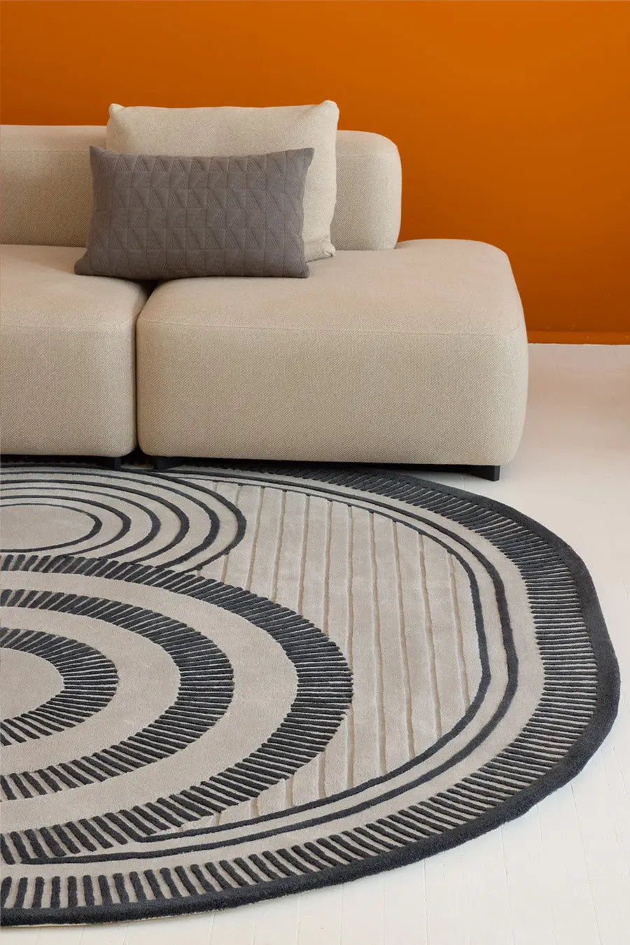 Sun Dial Round Rug Rugverse