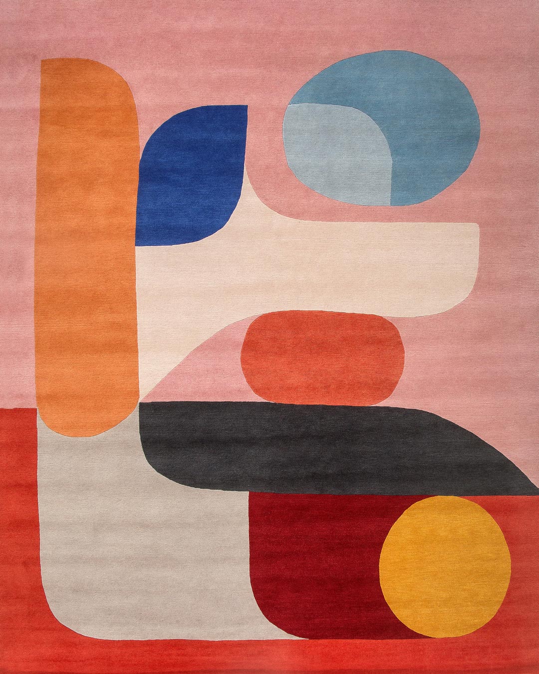 Flamingo Handmade Tufted Wool Area Rug For Bedroom Livingroom Office Kitchen Nursery Entryway modern Rug