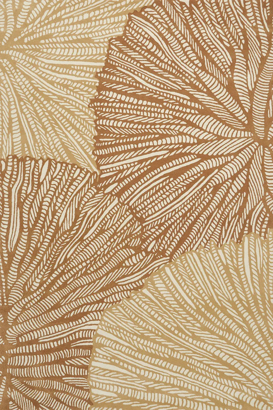 Coral Medal  Floral Rug Rugverse