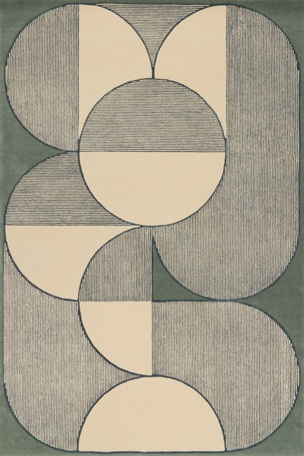 Designer Tangency Handmade Tufted Wool Area Rug For Bedroom Livingroom Office Kitchen Nursery Entryway modern Rug