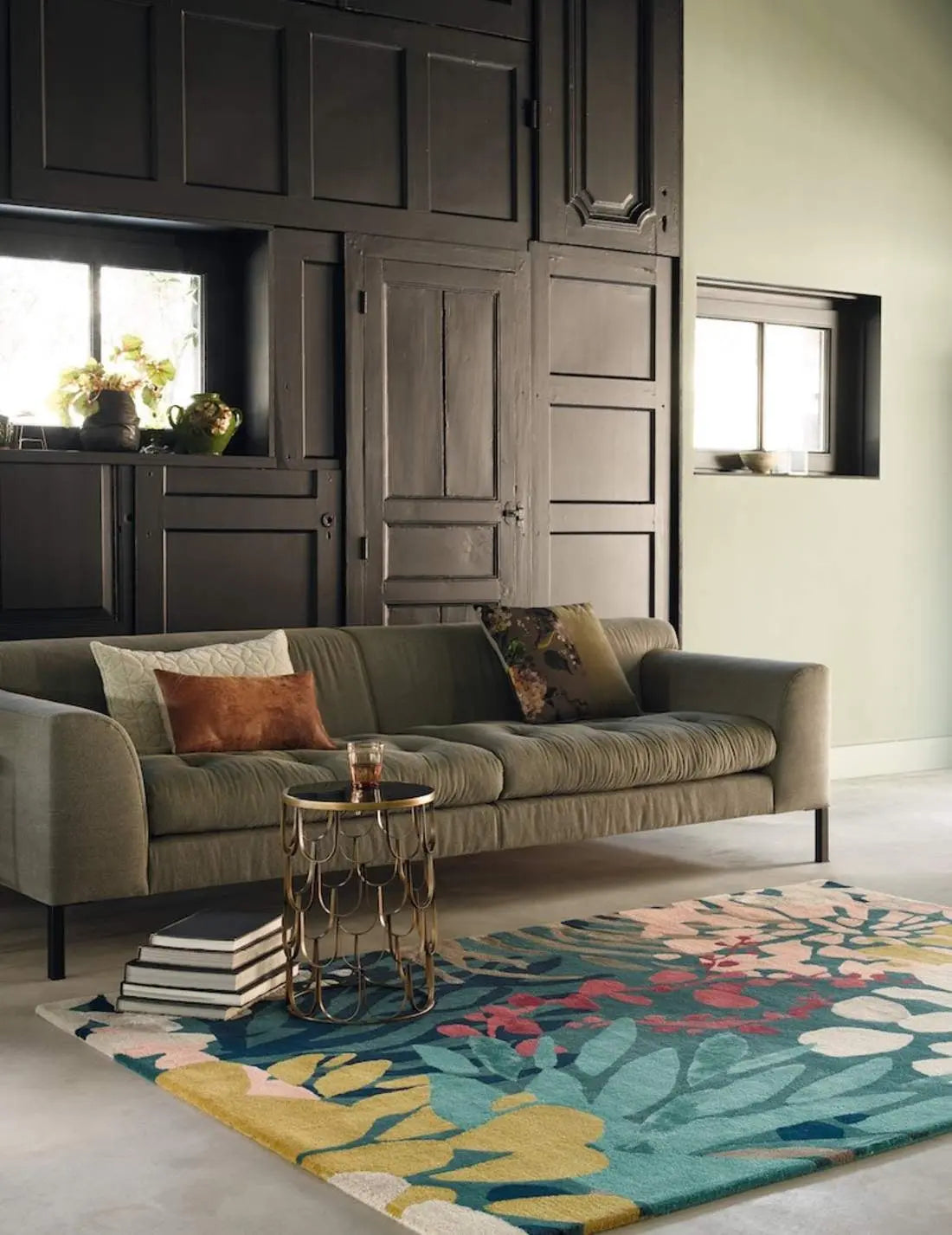 Garden Grace Foliage Hand-Tufted Rug Rugverse
