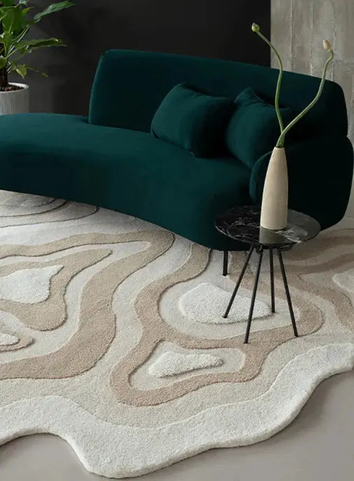 Crest Irregular Carpet & Rug Rugverse
