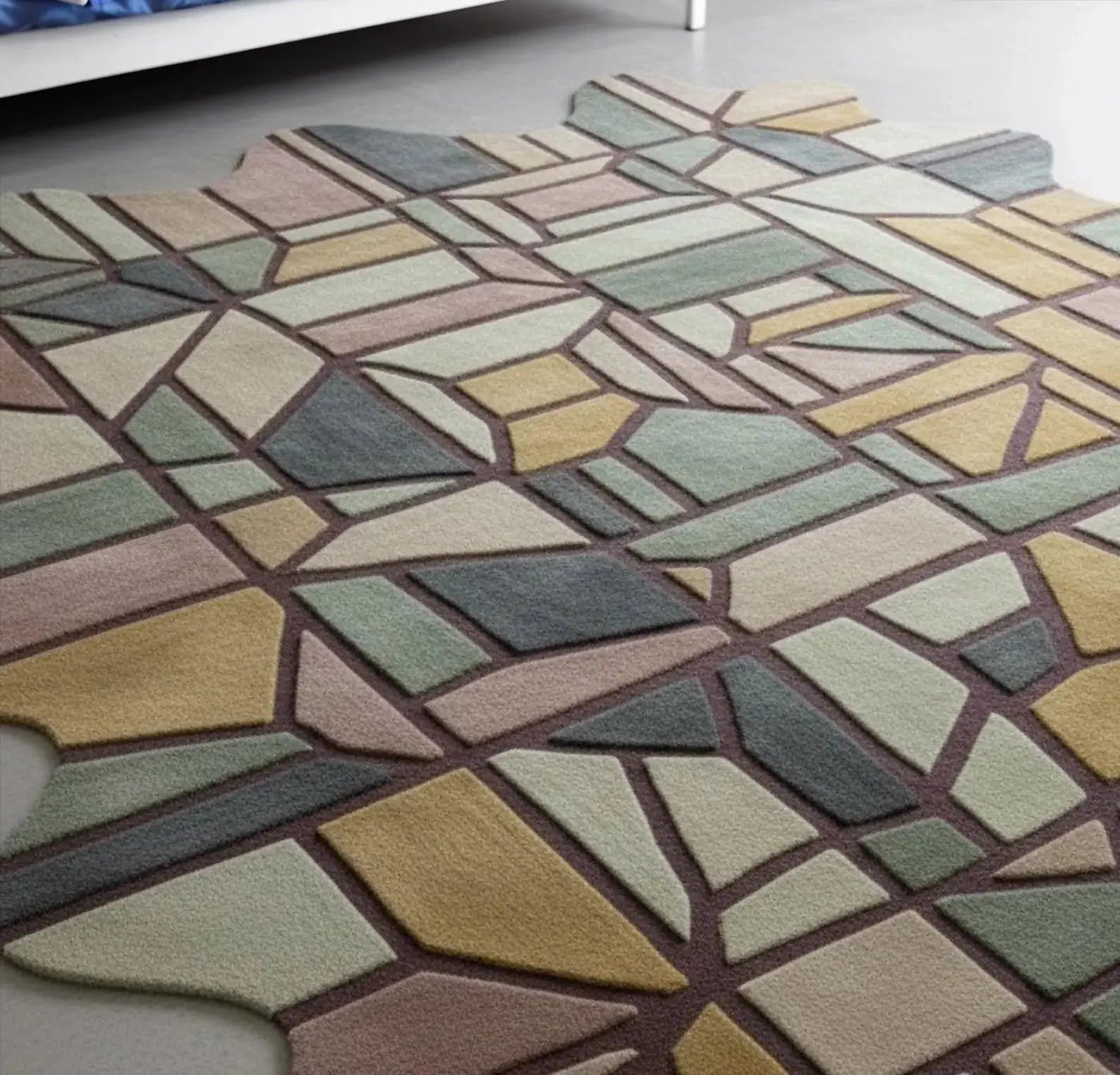 Irregular Colorful Geometric Carpet & Rug Rugverse