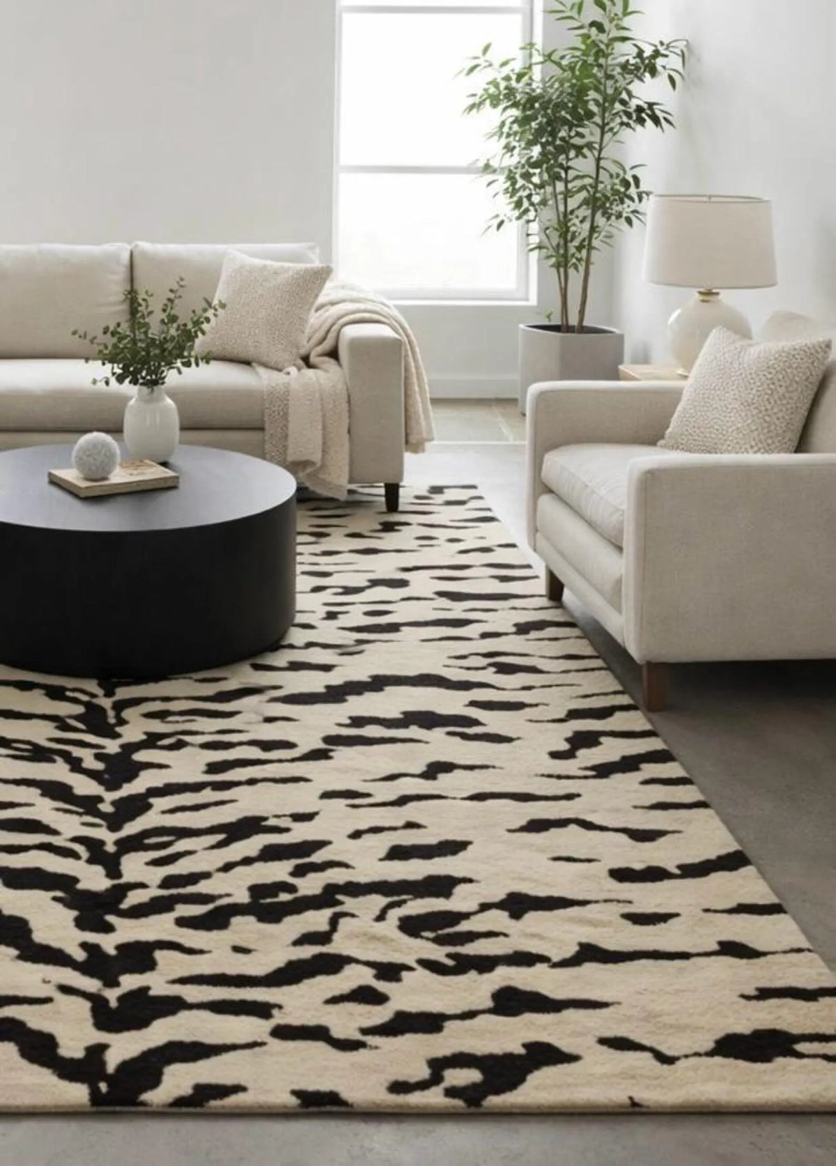 Savanna Carpet – hand tufted animal design carpet | Animal Carpets by Rugverse (view 2)