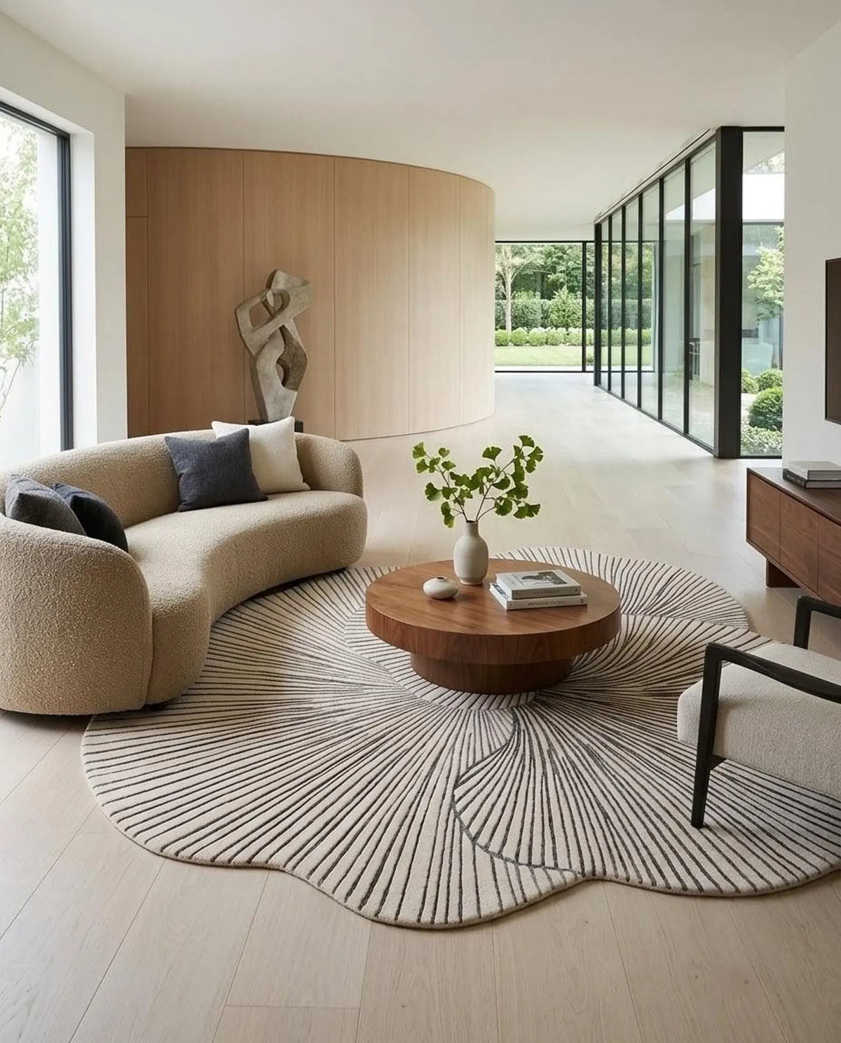 Kinetix Carpet – hand tufted irregular shaped carpet | Irregular Carpets by Rugverse (view 2)